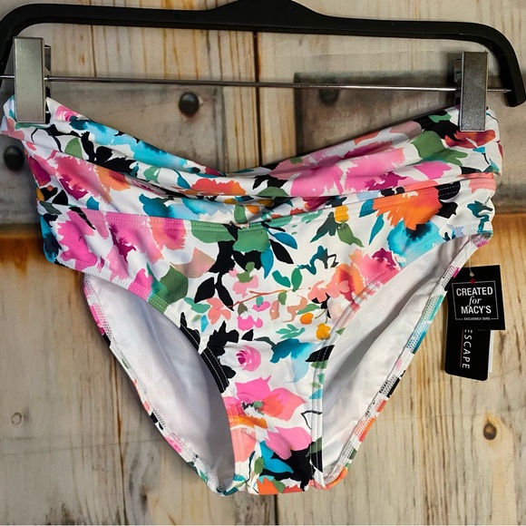 Island Escape Other - Island Escape High Rise Tummy Control Floral Bikini Bottoms